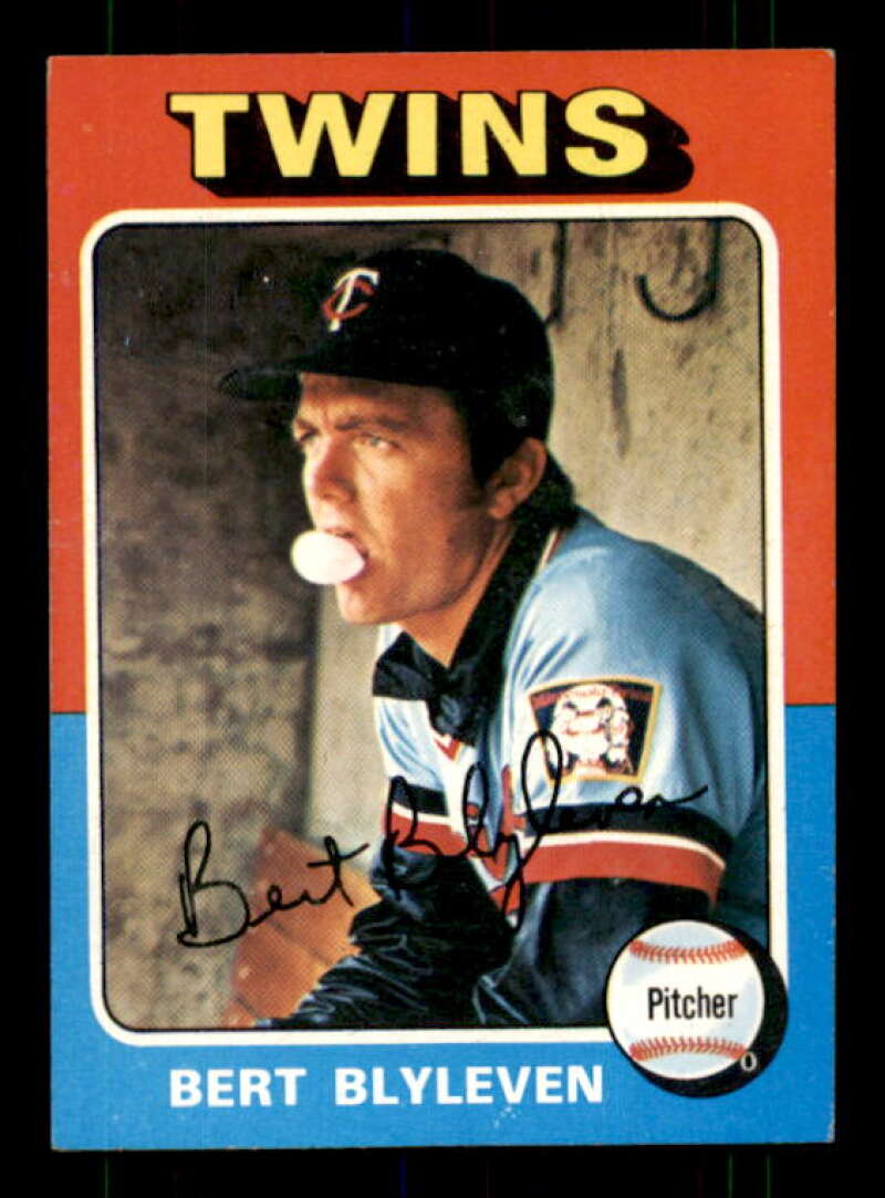 Bert Blyleven Card 1975 Topps #30 Image 1