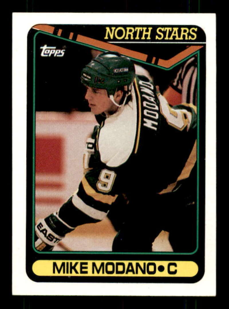 Mike Modano Rookie Card 1990-91 Topps #348 Image 1