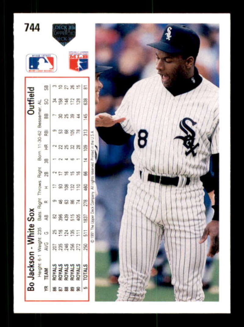 Upper Deck Bo Jackson Baseball Trading Cards