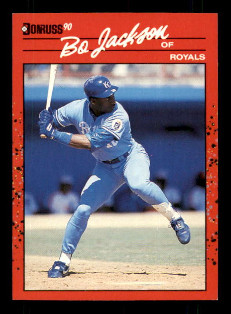 Bo Jackson Card 1990 Donruss Diamond Kings #61 Image 1