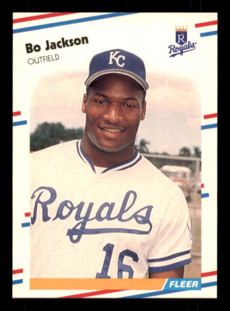 Bo Jackson Card 1988 Fleer Glossy #260 Image 1