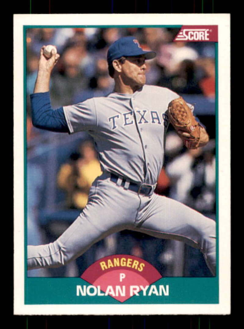 Nolan Ryan Card 1989 Score #2t Image 1