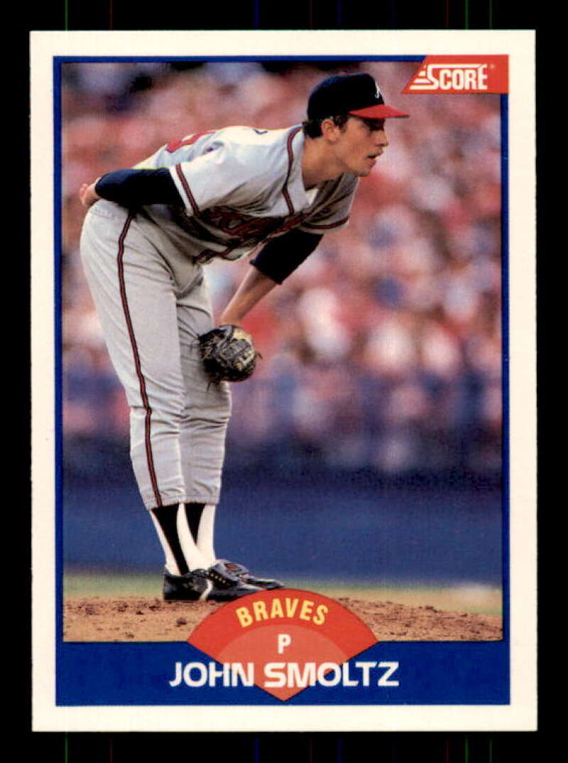 John Smoltz Rookie Card 1989 Score #616 Image 1