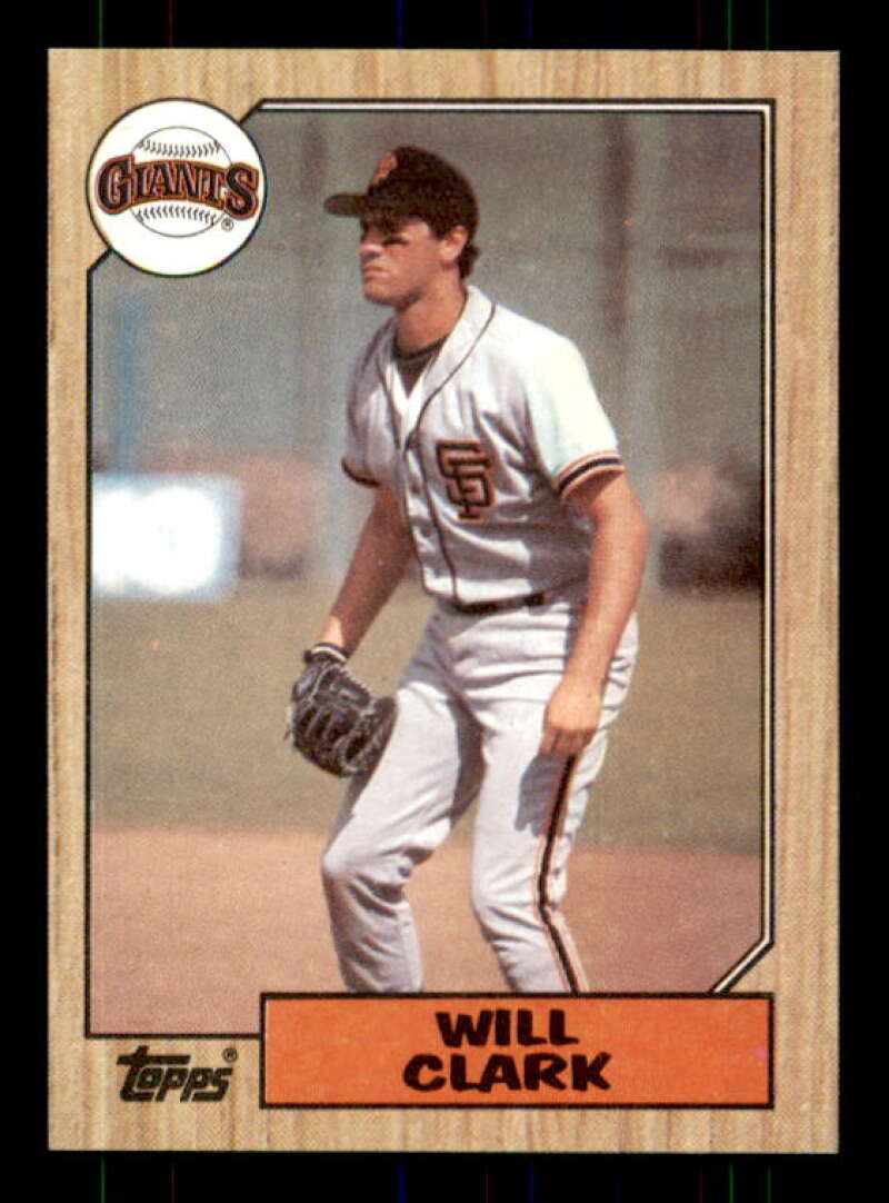 Will Clark Rookie Card 1987 Topps #420 Image 1