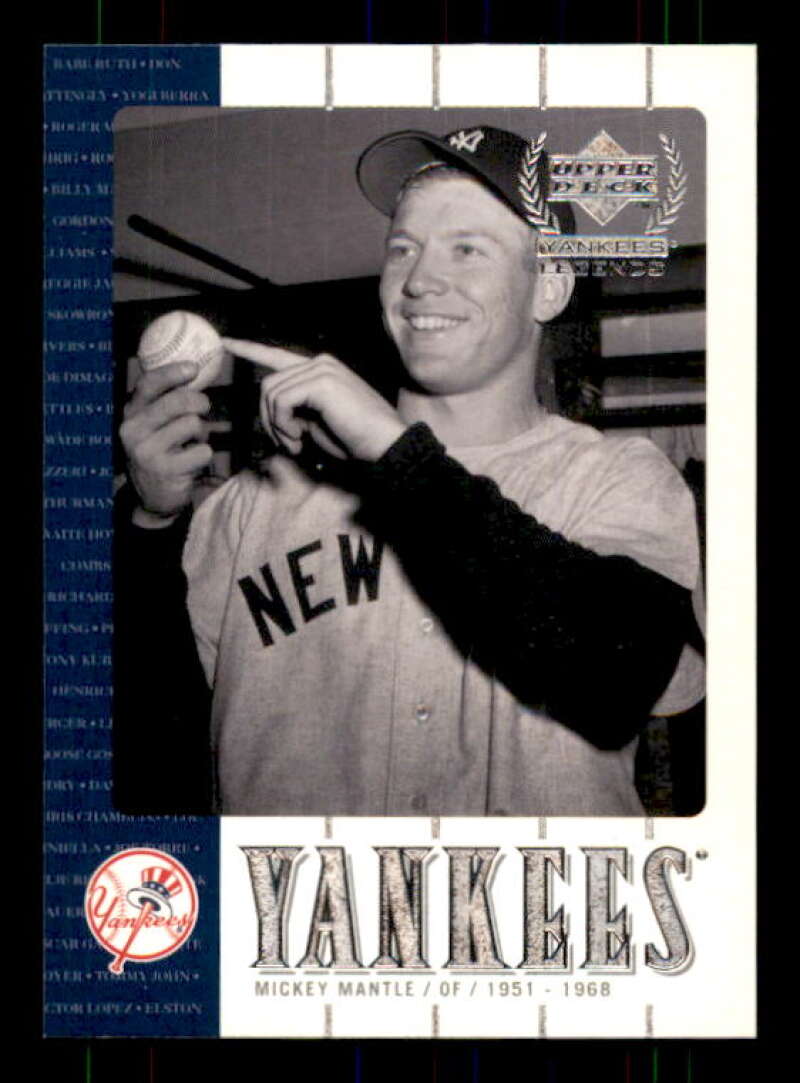 Mickey Mantle Card 2000 Upper Deck Legends #2 Image 1