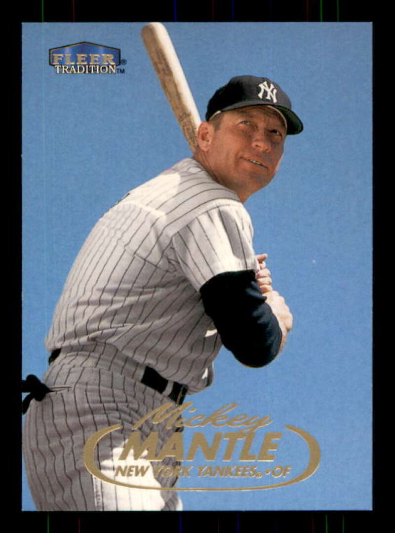 Mickey Manle Card 1998 Fleer Tradition #536 Image 1