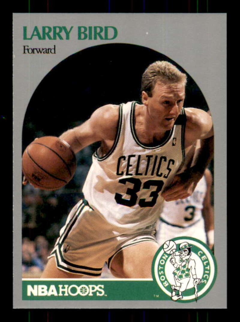 Larry Bird Card 1990-91 Hoops #39 Image 1