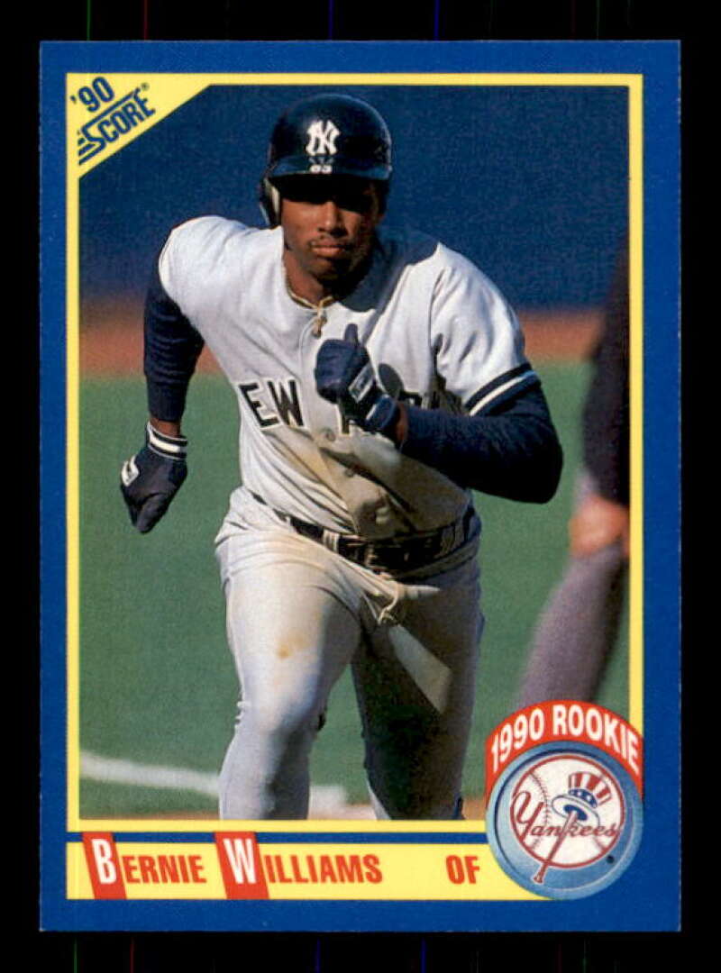 Bernie Williams Rookie Card 1990 Score #619 Image 1