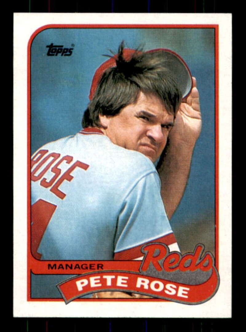 Pete Rose Card 1989 Topps Manager #505 Image 1