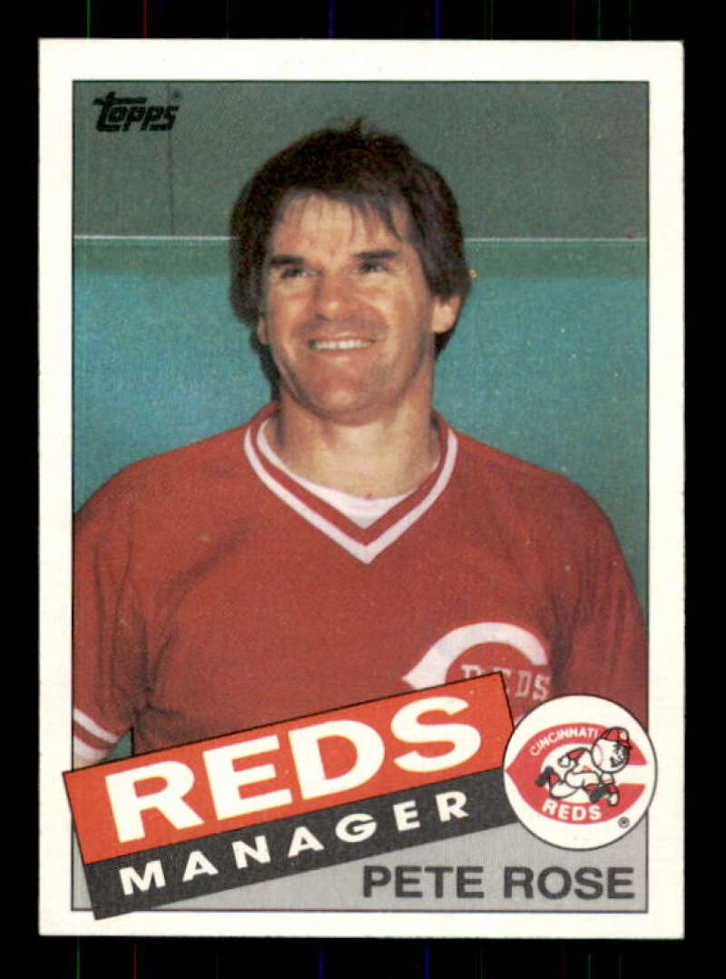 Pete Rose Card 1985 Topps Manager #547 Image 1