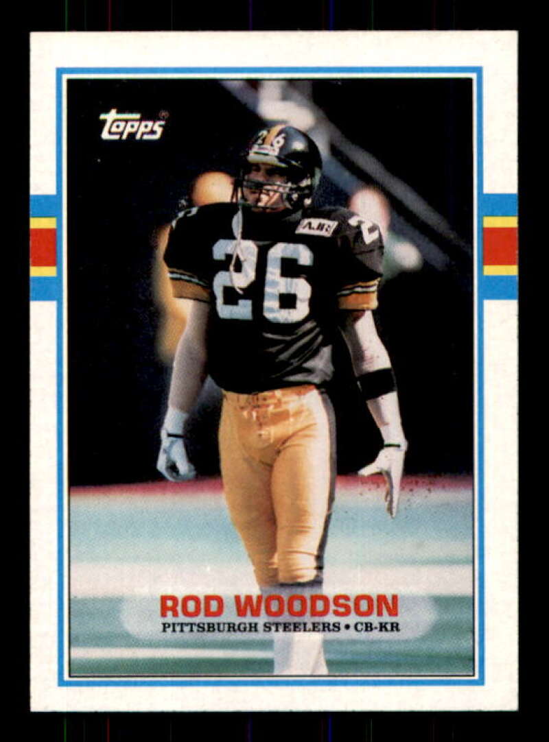 Rod Woodson Rookie Card 1989 Topps #323 Image 1