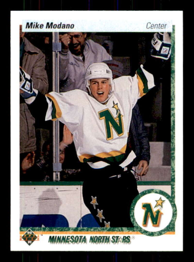 Mike Modano Rookie Card 1990-91 Upper Deck #46 Image 1