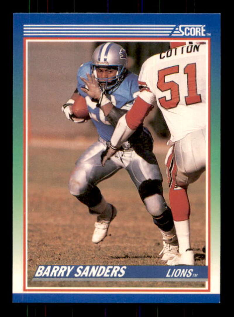 Barry Sanders Card 1990 Score #20 Image 1