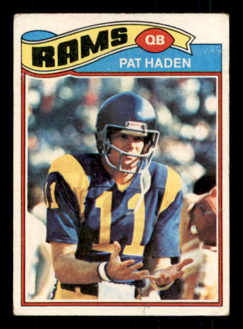 Pat Haden Rookie Card 1977 Topps #18 Image 1