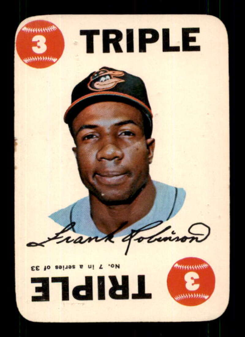 Frank Robinson Card 1968 Topps Game #7 Image 1