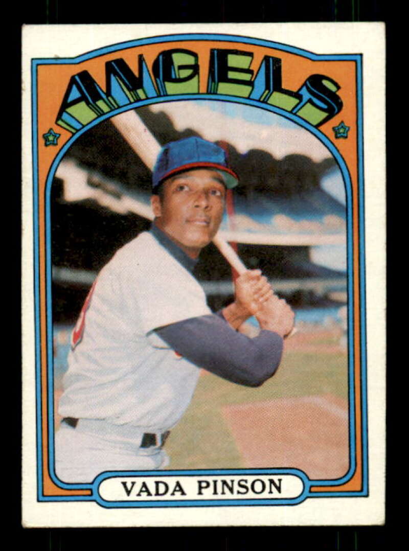 Vada Pinson Card 1972 Topps #135 Image 1