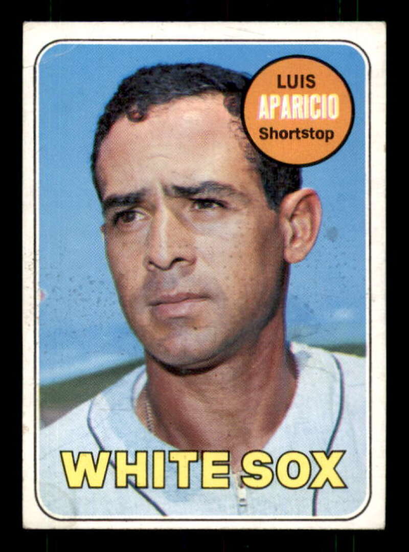 Luis Aparicio Card 1969 Topps #75 Image 1