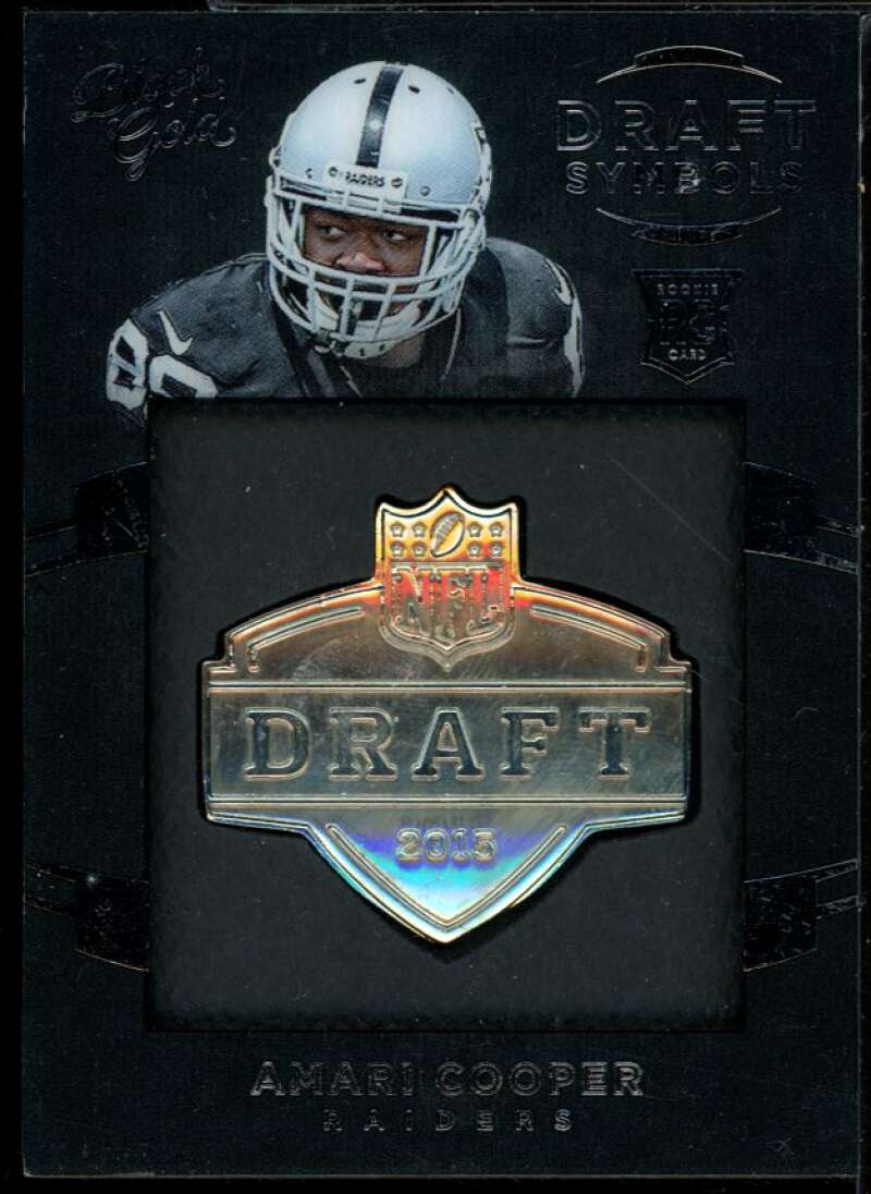 Amari Cooper Rookie Card 2015 Panini Black Gold Draft Symbols #DRFT3 Image 1