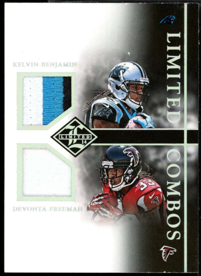 Kelvin Benjamin/Devonta Freeman Rookie 2014 Limited Limited Combos LC-BF #DSKB Image 1