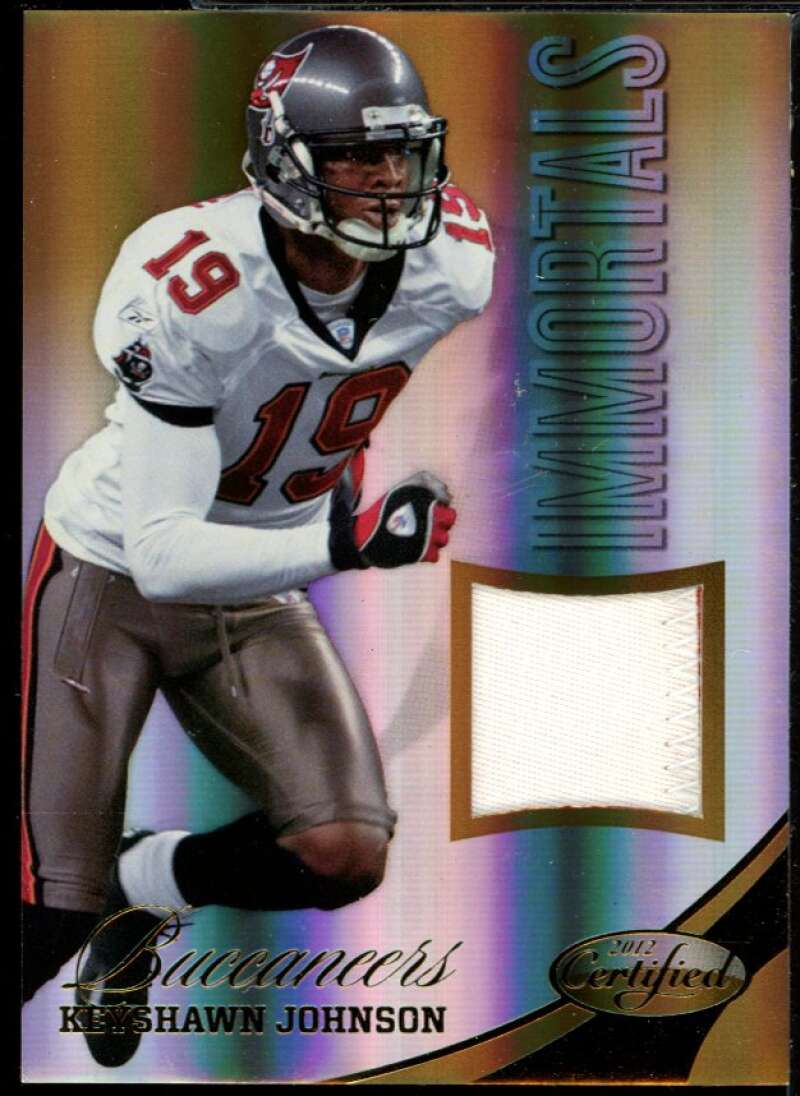 Keyshawn Johnson Card 2012 Certified Mirror Gold Materials #224 /49 Image 1