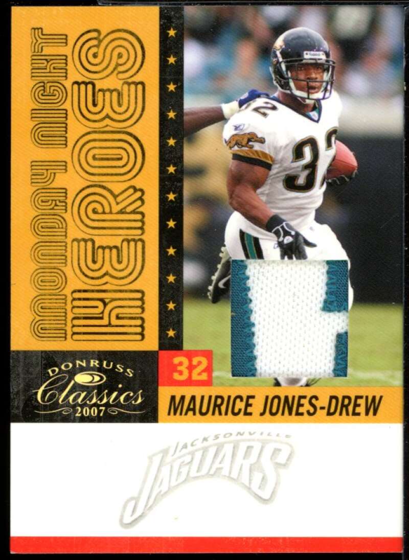 Maurice Jones-Drew 2007 Donruss Classics Monday Night Heroes Jerseys #19 /225 Image 1