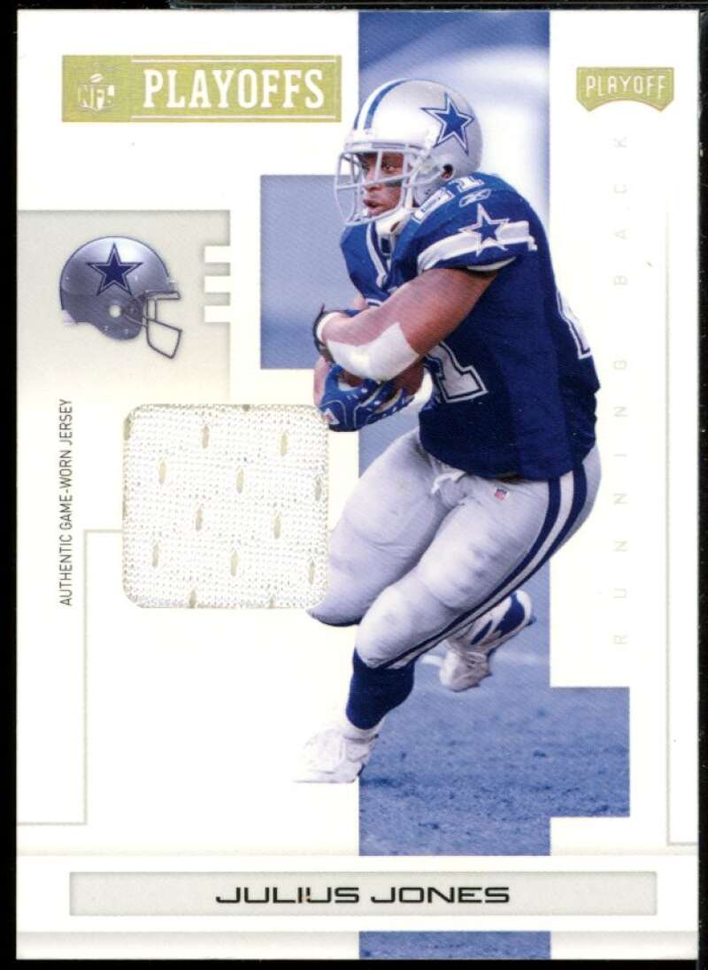 Julius Jones Card 2007 Playoff NFL Playoffs Materials #26 Image 1