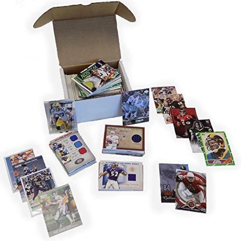 Superior Sports Investments Football Card Jersey Autograph Box w/ 300+ Cards & 3 Relic Autos or Jersey Cards Image 1