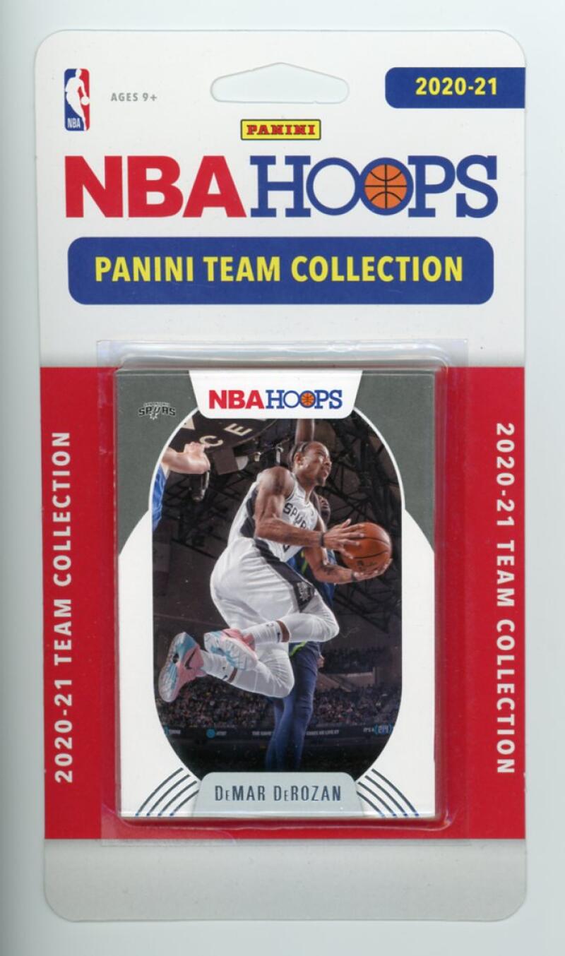 2020-21 Panini NBA Hoops San Antonio Spurs Basketball Team Set  Image 1