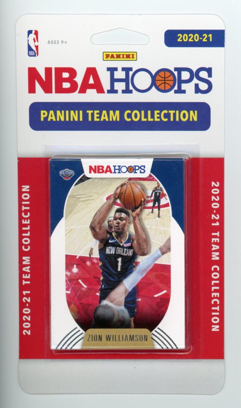 2020-21 Panini NBA Hoops New Orleans Pelicans Basketball Team Set  Image 1