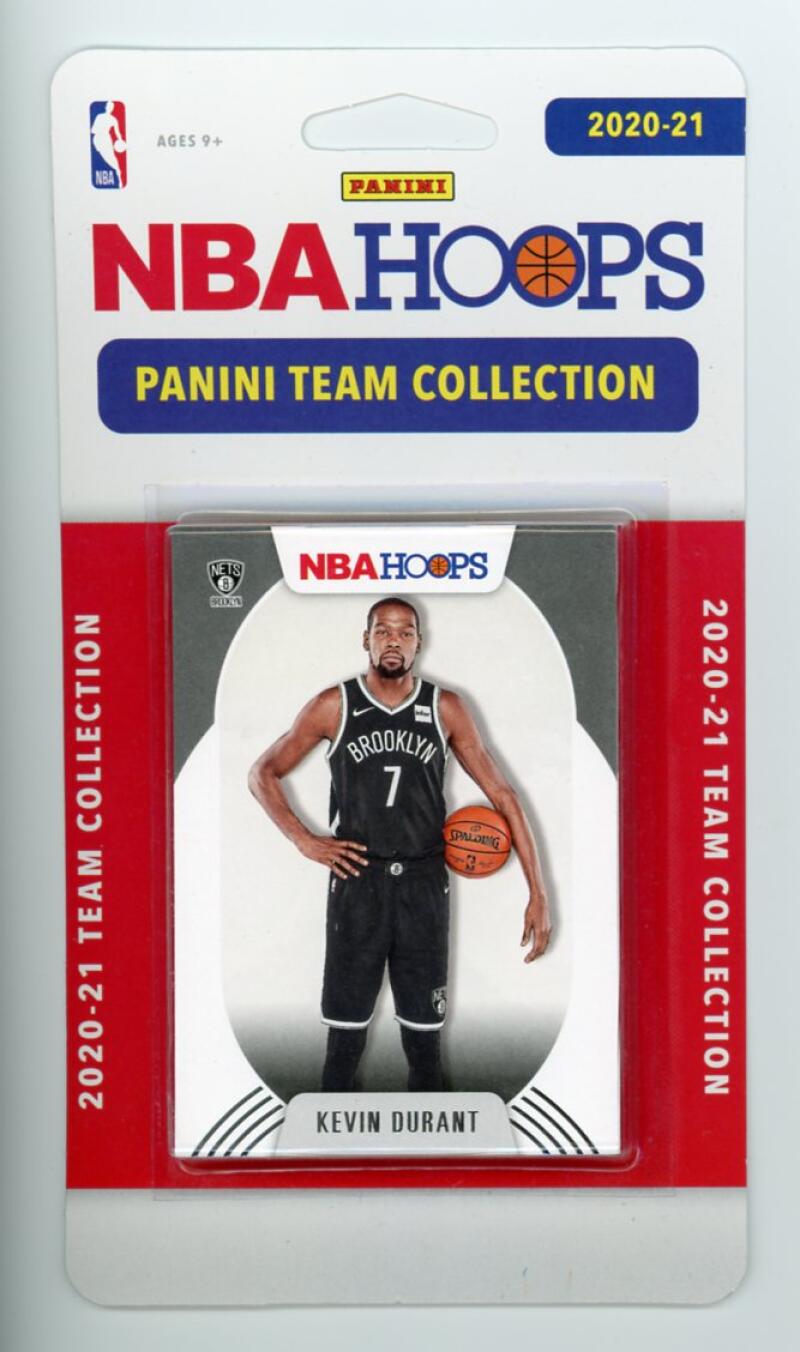 2020-21 Panini NBA Hoops Brooklyn Nets Basketball Team Set  Image 1