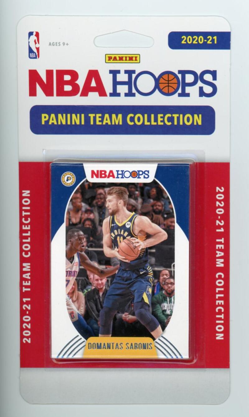 2020-21 Panini NBA Hoops Indiana Pacers Basketball Team Set  Image 1