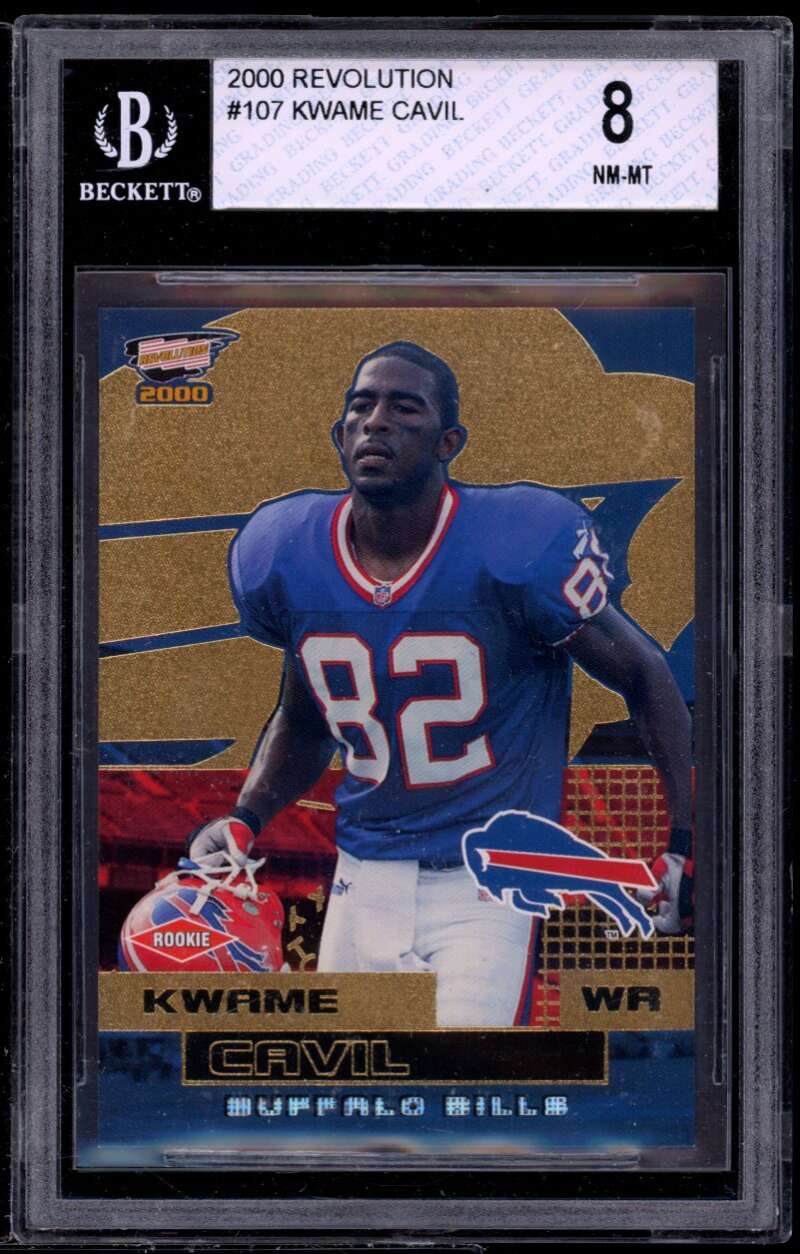 Kwame Cavil Rookie Card 2000 Revolution #107 BGS 8 (9.5 9 8.5 7.5) Image 1