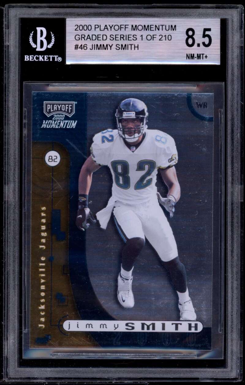 Jimmy Smith Card 2000 Playoff Momentum Graded Series BGS 8.5 (9.5 9 9 8) Image 1