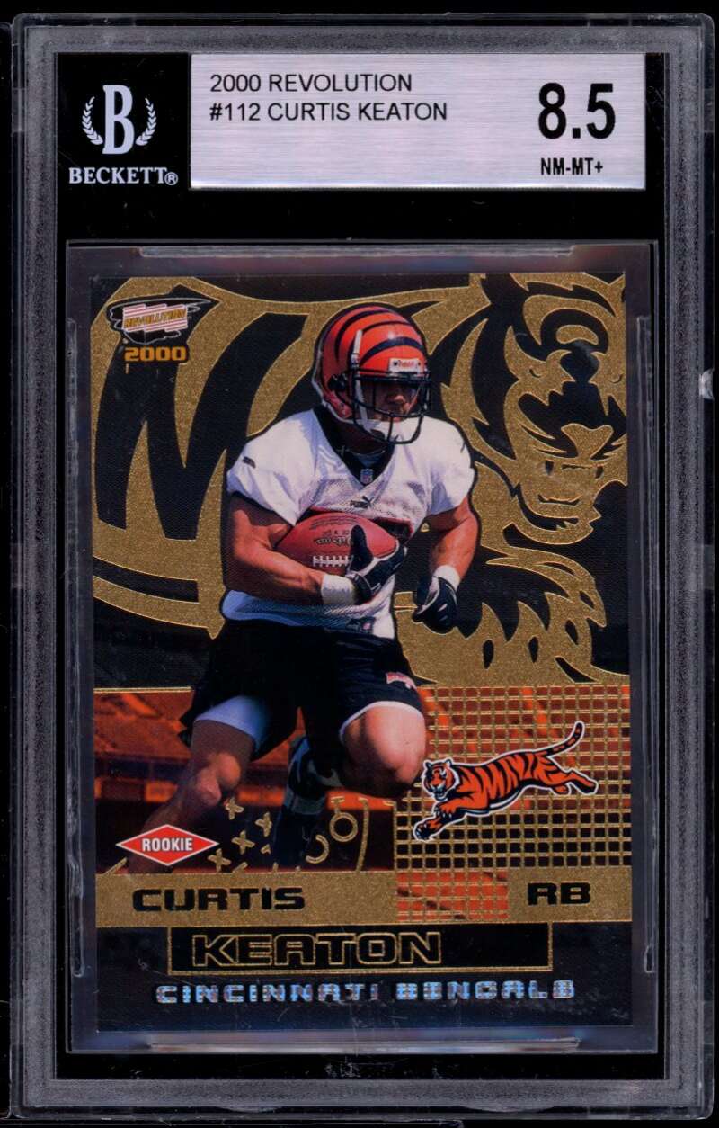 Curtis Keaton Rookie Card 2000 Revolution #112 BGS 8.5 (9.5 8.5 8.5 8.5) Image 1