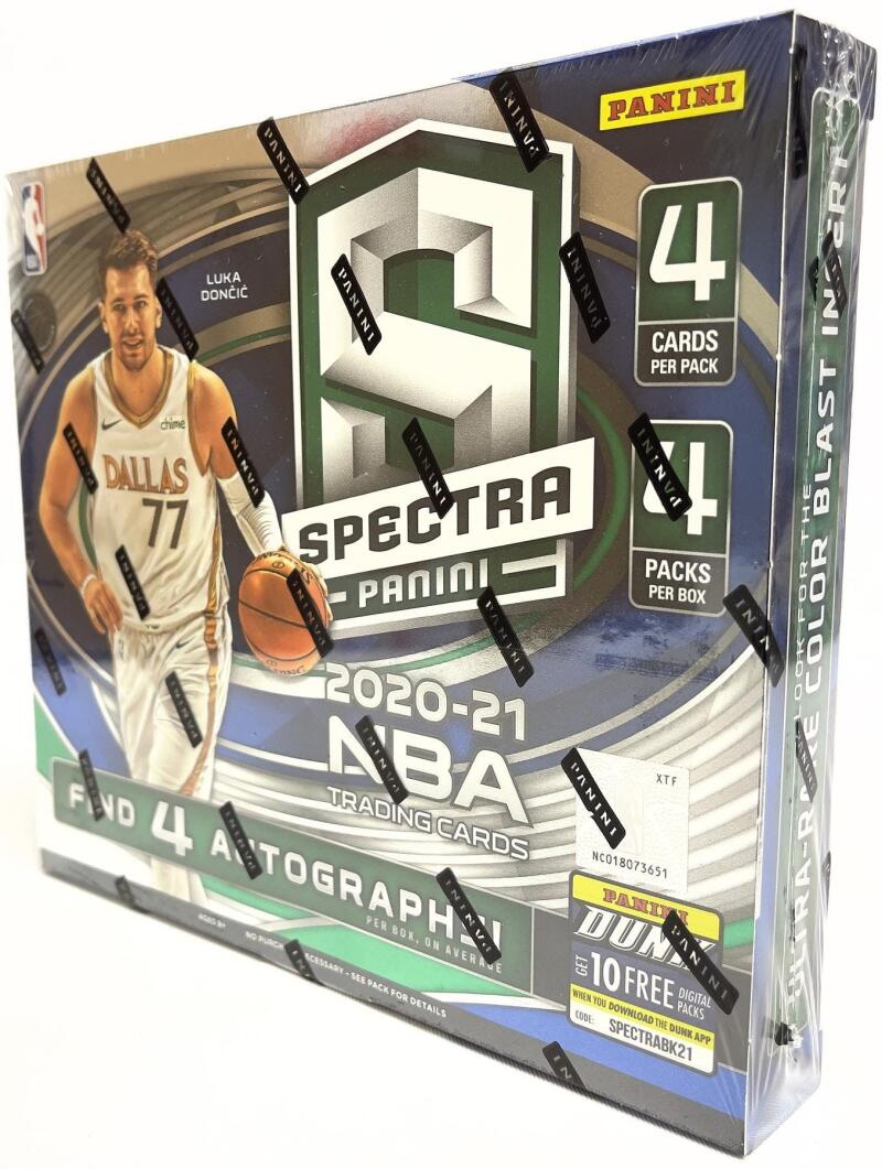 2020-21 Panini Spectra Basketball Box Image 2