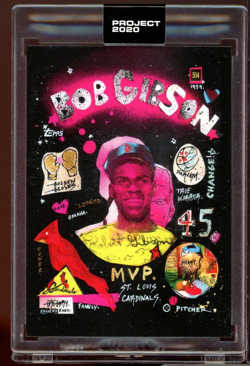 Bob Gibson/11395*/Gregory Siff Card 2020 Topps Project 2020 #108 Image 1