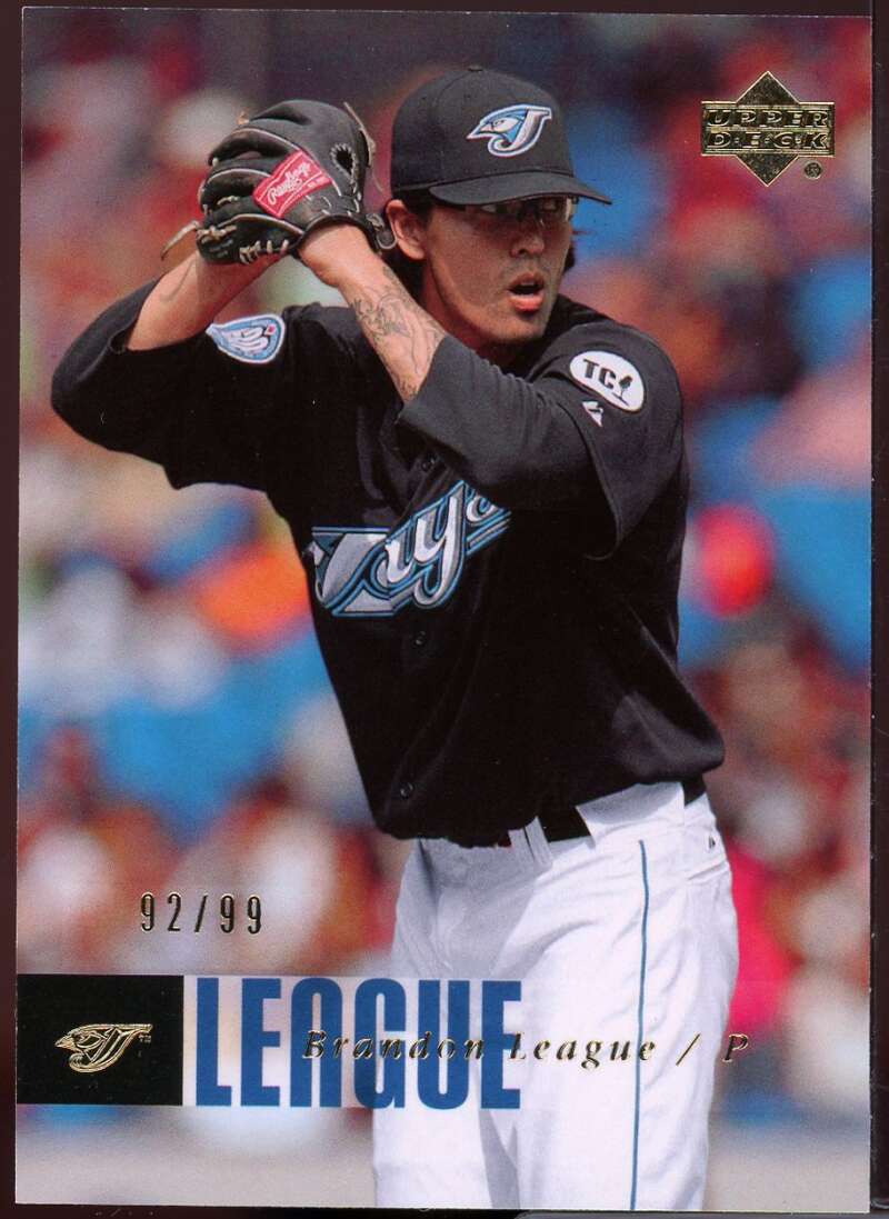 Brandon League Card 2006 Upper Deck Gold #1082 Image 1