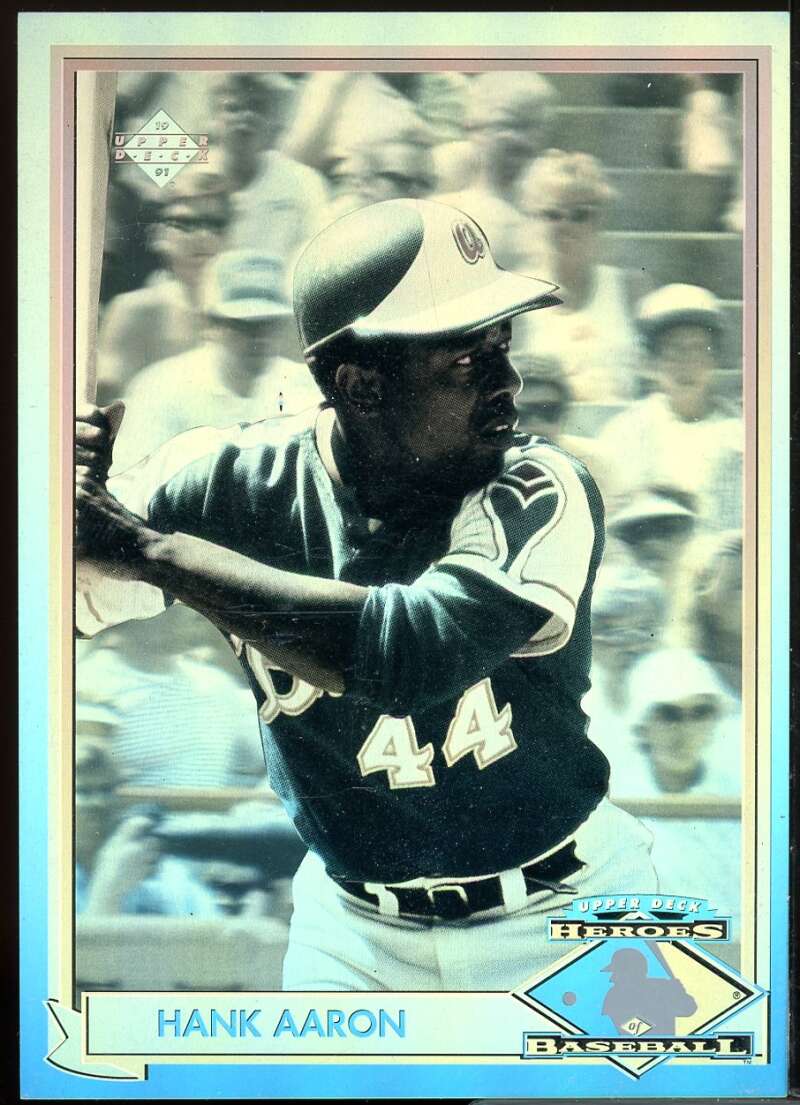 Hank Aaron Hologram Card 1991 Upper Deck #HH1 Image 1