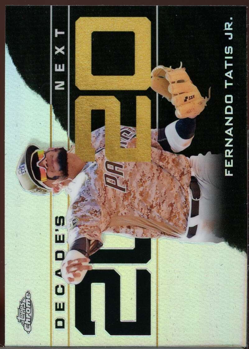 Fernando Tatis Jr Card 2020 Topps Chrome Update Decade's Next #DNC3 Image 1