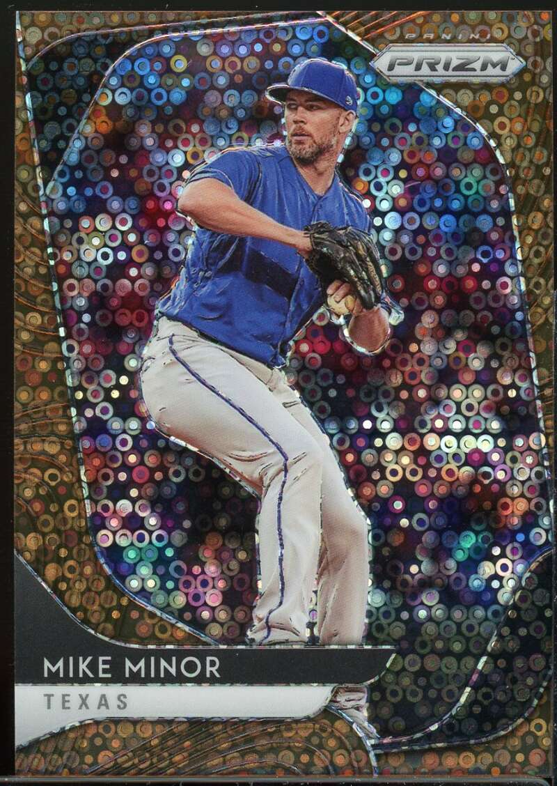 Mike Minor Card 2020 Panini Prizm Prizms Bronze Donut Circles #234 Image 1