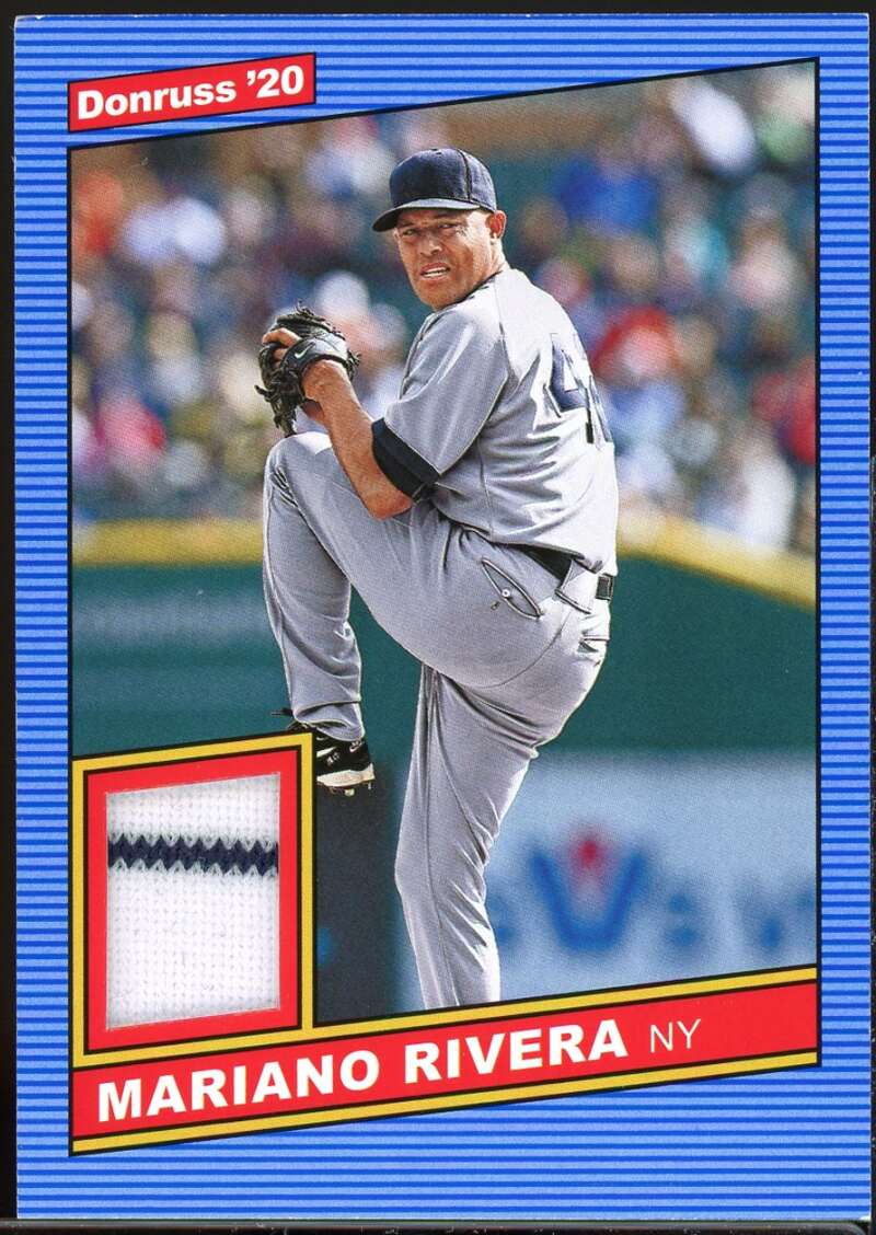 Mariano Rivera Card 2020 Donruss Retro '86 Materials #18 Image 1