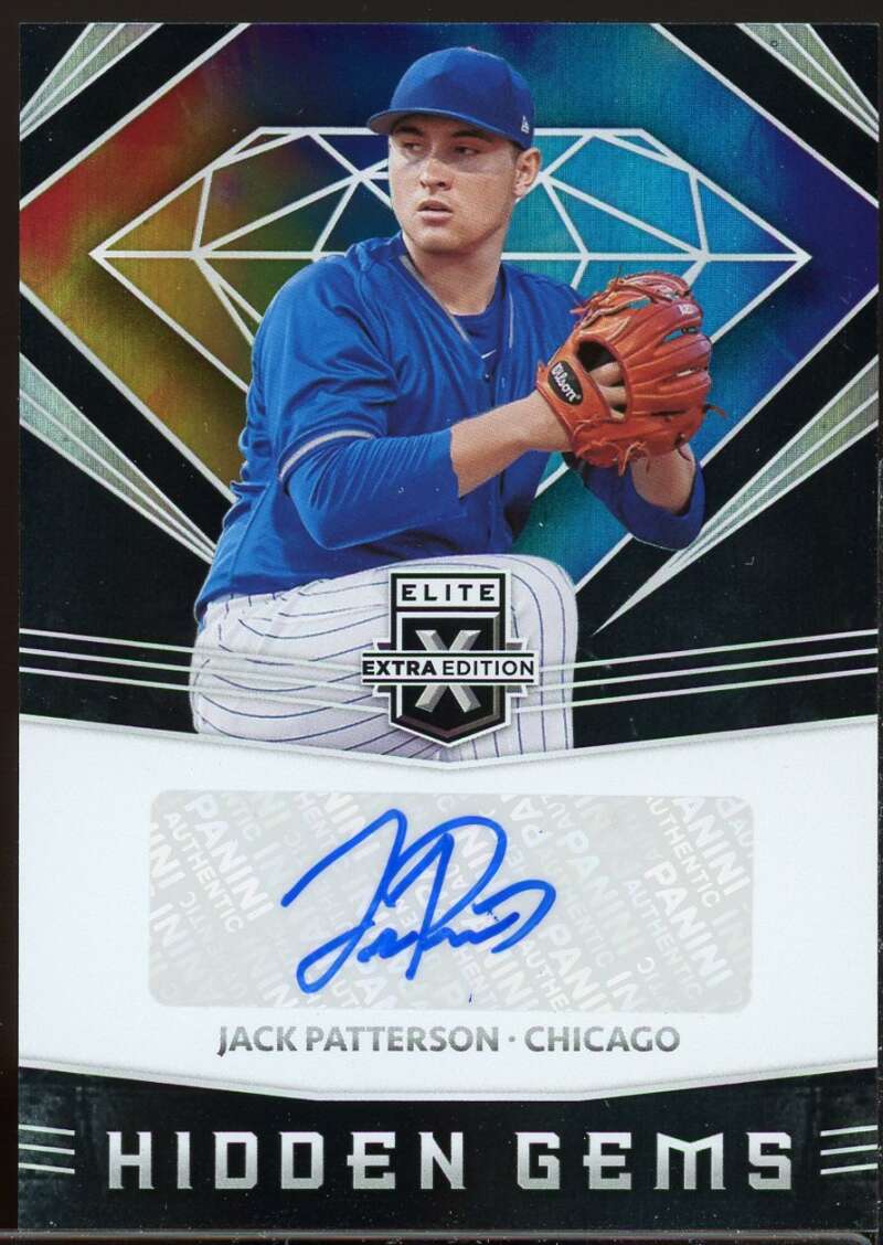 Jack Patterson Rookie Card 2020 Elite Extra Edition Hidden Gems Autographs #18 Image 1