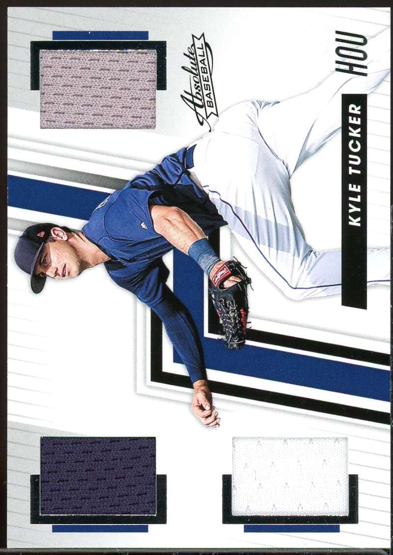 Kyle Tucker Card 2019 Absolute Triple Memorabilia #4 Image 1