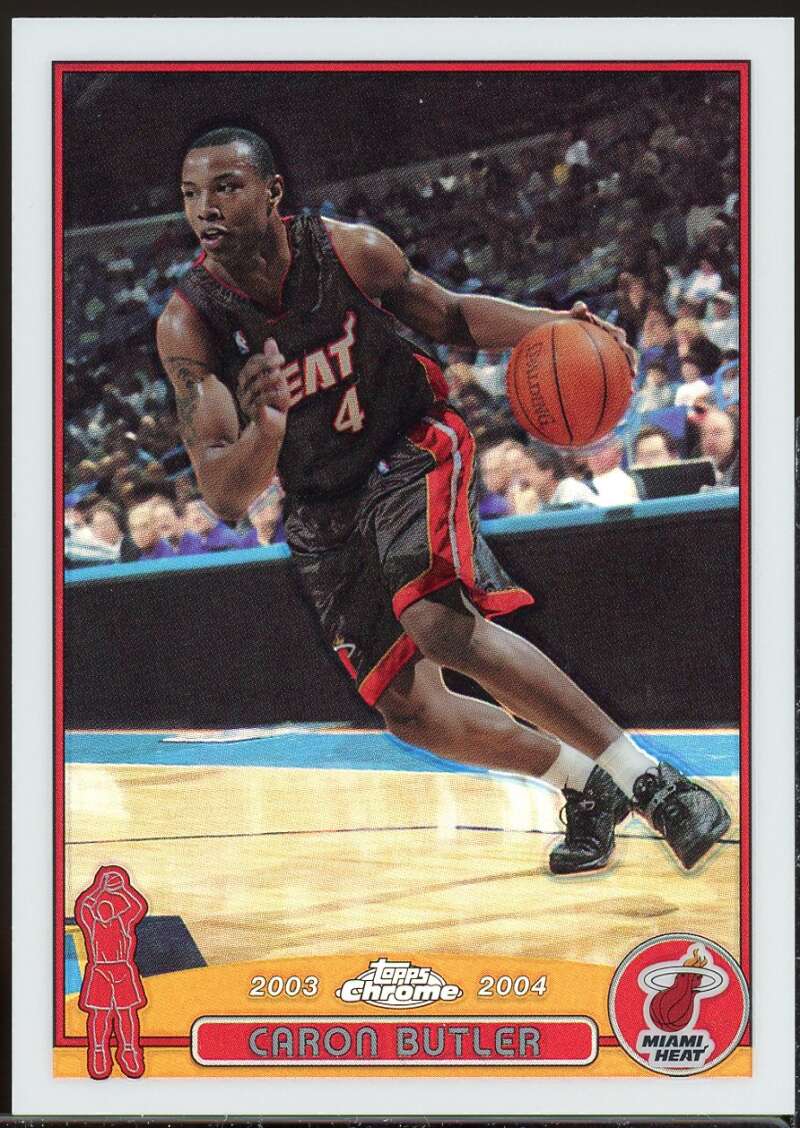 Caron Butler Card 2003-04 Topps Chrome Refractors #60 Image 1