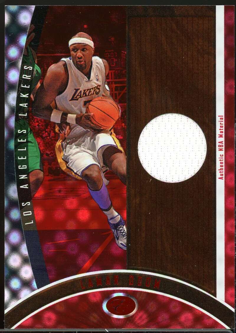 Lamar Odom Card 2006-07 Bowman Elevation Executive Level Relics Dual Red #DRLO Image 1