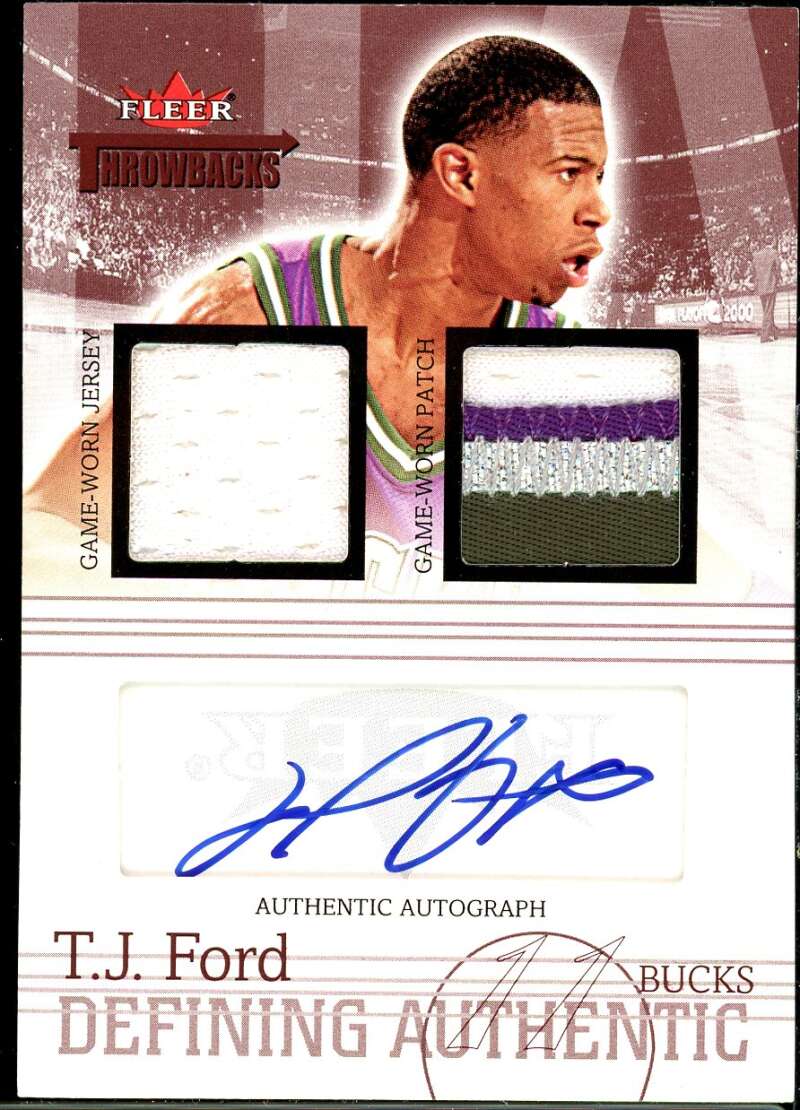 2004-05 Fleer Throwbacks - Defining Authentic - Jersey Autographs