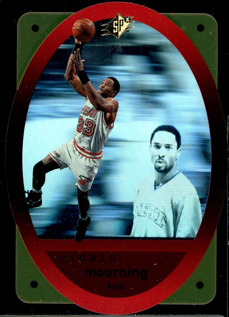 Alonzo Mourning Card 1996 SPx Gold #27 Image 1