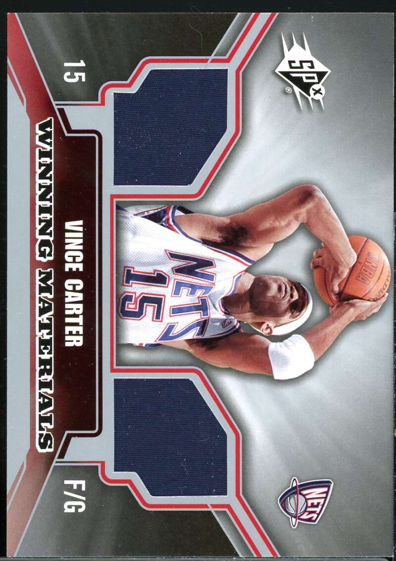 Vince Carter Card 2005-06 SPx Winning Materials #VC Image 1