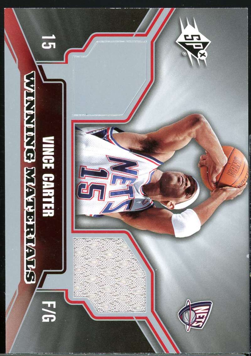 Vince Carter Card 2005-06 SPx Winning Materials #VC Image 1