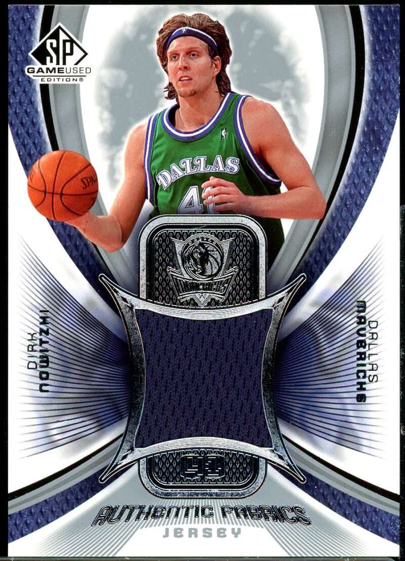 Dirk Nowitzki Card 2005-06 SP Game Used Authentic Fabrics #DN Image 1